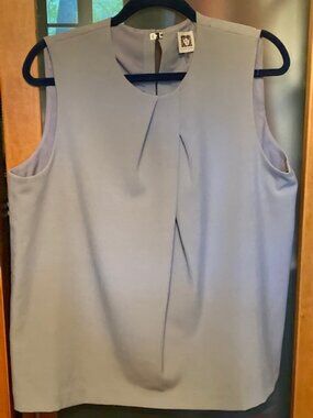 Grey pleaded top